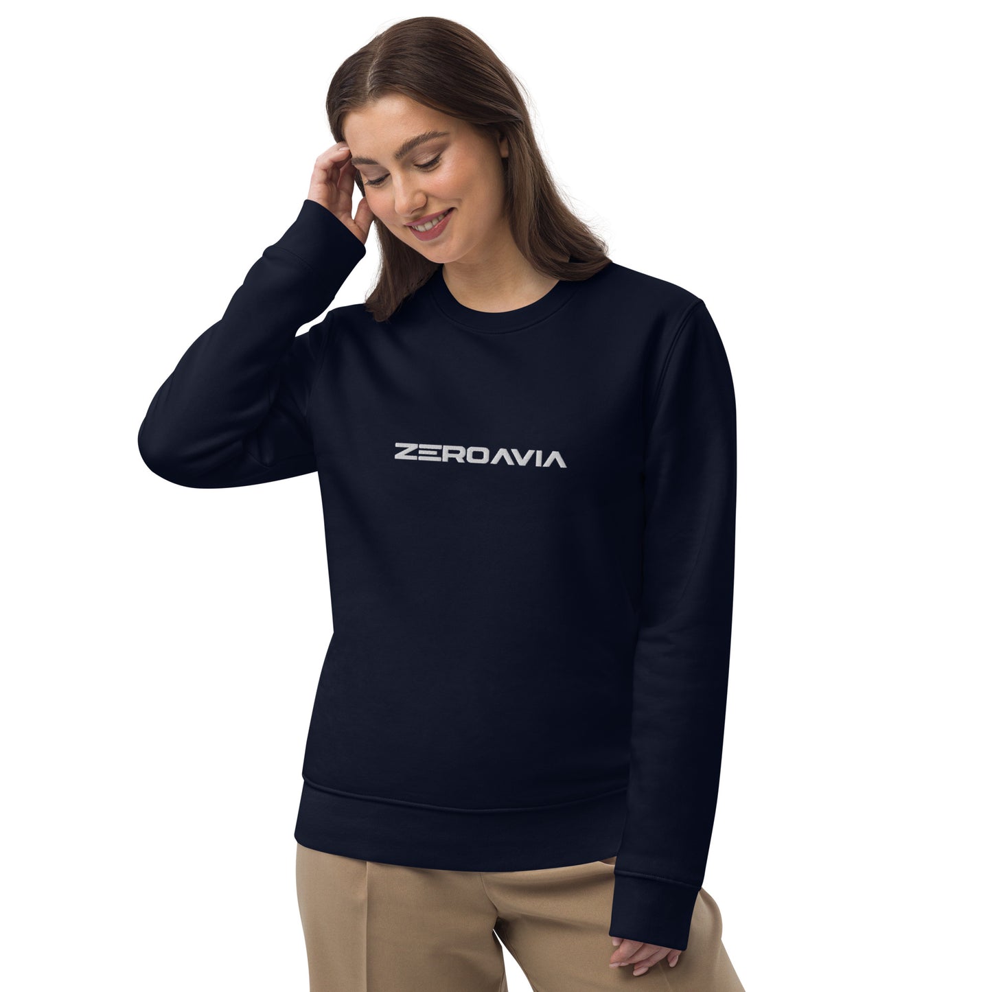 ZeroAvia Logo Embroidered Unisex Sweatshirt
