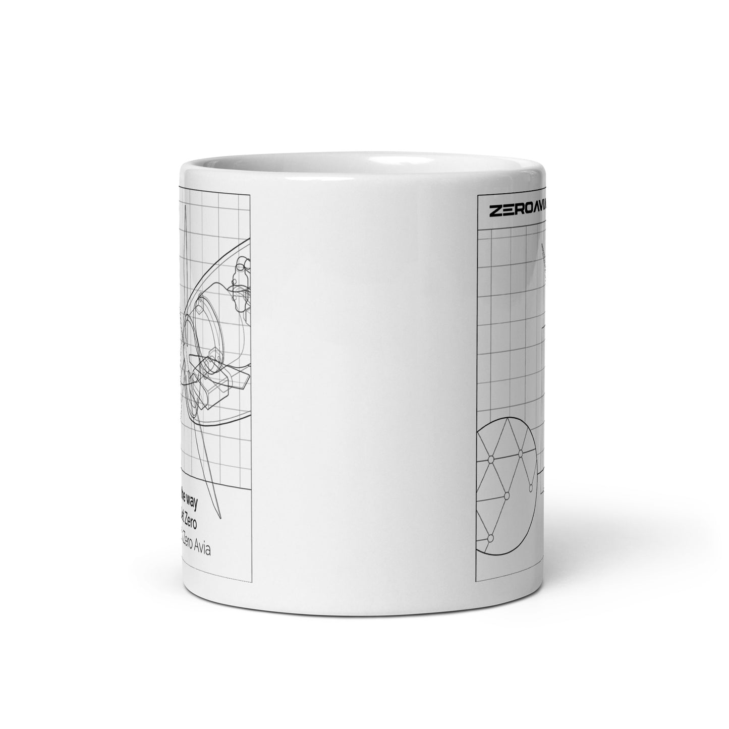 Zero-Emission Aviation White Mug