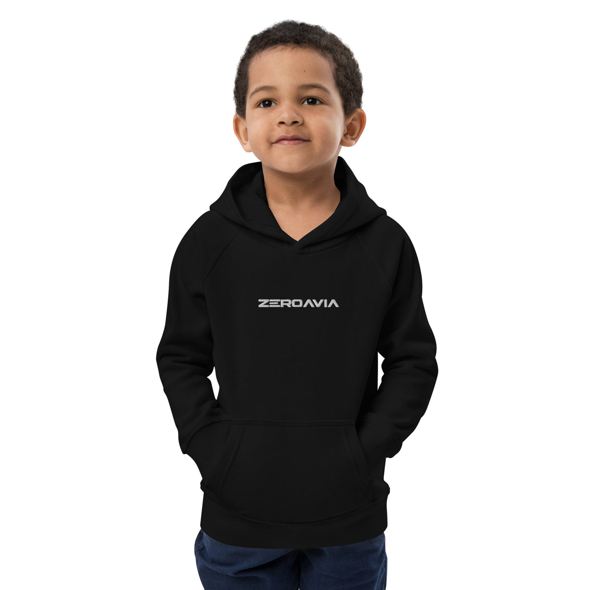 ZeroAvia Logo Embroidered Youth Hoodie
